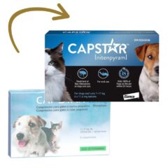 antipulgas para perros y gatos capstar 6 comprimidos