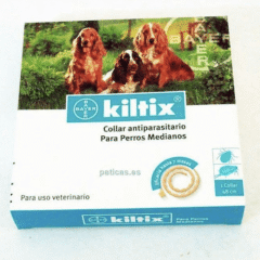 collar antiparasitario para perros medianas kiltix