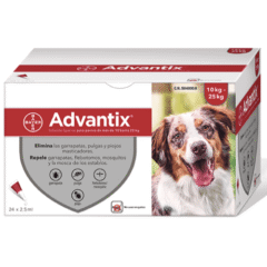 pipetas para perros advantix perros pipetas antiparasitarias 10-25 kg 24 pipetas