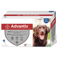 pipetas para perros advantix perros pipetas antiparasitarias peso de más de 25 kg 24 pipetas