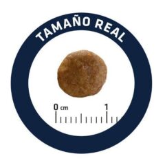 tamaño de la croqueta de pienso advance urinary sterilized low calorie para gatos