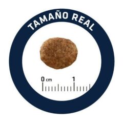 tamaño de la croqueta del pienso para gatos advance urinary stress 1,25 kg