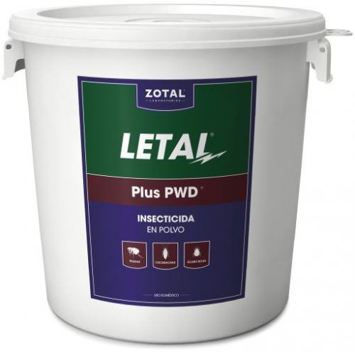 insecticida en polvo para superficies Letal plus PWD en cubo de 1 kg