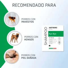 usos para champu artero bye bye para perros