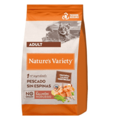 Pienso para gatos adultos Nature´s Variety NO GRAIN salmón gatos adultos