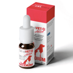 aceite de cáñamo para gatos y perros sativavet active medium 10 ml