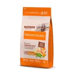 pienso sin cereales Natures Variety NO GRAIN Pollo perros medium maxi 3 kg