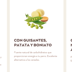 principales ingredientes Nature´s Variety no grain salmón MINI PUPPY