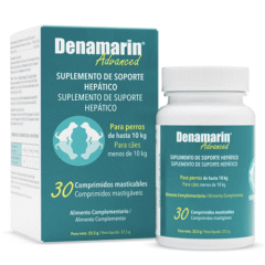 protector hepático para perros medianos y pequeños denamarin advanced 30 comprimidos función hepática