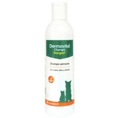 champú picores piel perros gatos dermatitis dermovital champú stanvet 250 ml