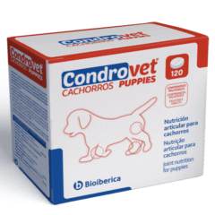 condroprotector para cachorros de perros de razas grandes nutre las articulaciones condrovet cachorros 120 comprimidos