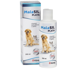 dermatitis seborreica en perros y gatos malasil champú 200 ml malasil plata