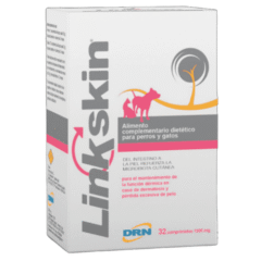 dermatosis perros gatos linkskin 1500 mg 32 comprimidos para pérdida excesiva de pelo