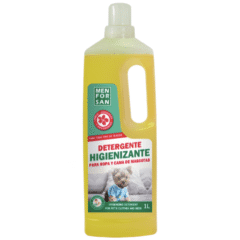 detergente para ropa y cama de perros, gatos, mascotas Menforsan detergente higienizante 1 L