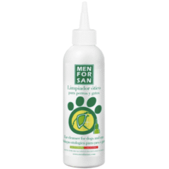 limpiador de oídos perros y gatos menforsan limpiador ótico 125 ml