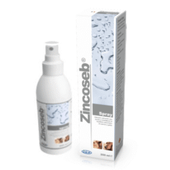 picores en piel de perro y gatos zincoseb spray 200 ml con clorhexidina