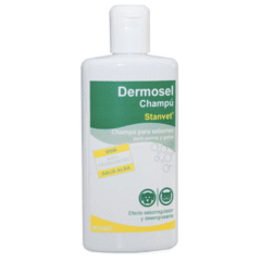 seborrea perros y gatos dermosel champú stanvet 250 ml