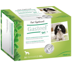 alimento homeopático para perros gasteel vet 30 sobres 3 g simbiótico salud digestiva