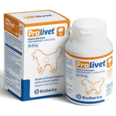 ayuda a la función hepática en perros grandes 16 a 55 kg prolivet perros 30 comprimidos