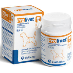 ayuda a la función hepática en perros medianos 6 a 16 kg prolivet perros 30 comprimidos
