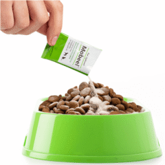 dispensado con el alimento mobeel antiinflamatorio natural aporta movilidad perros y gatos