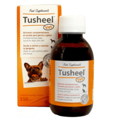 jarabe para la tos en perros y gatos tusheel 150 ml