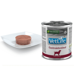 alimento húmedo gastrointestinal para perros farmina vet life gastrointestinal 300 g aspecto