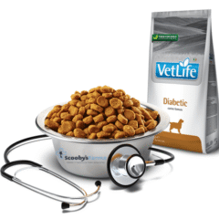 aspecto pienso para perros con diabetes y sobrepeso farmina vet life diabetic