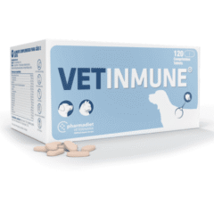 refuerza el sistema inmune de perros y gatos vetinmune 120 comprimidos