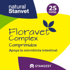 Etiqueta de Stangest Floravet complex comprimidos