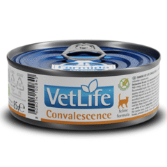 alimento húmedo para gatos convelecientes farmina vet life convelescence gatos 85 g lata