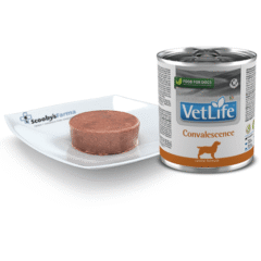 alimento húmedo para perros debilitados convalecientes farmina vet life convalescence perros 300 g aspecto