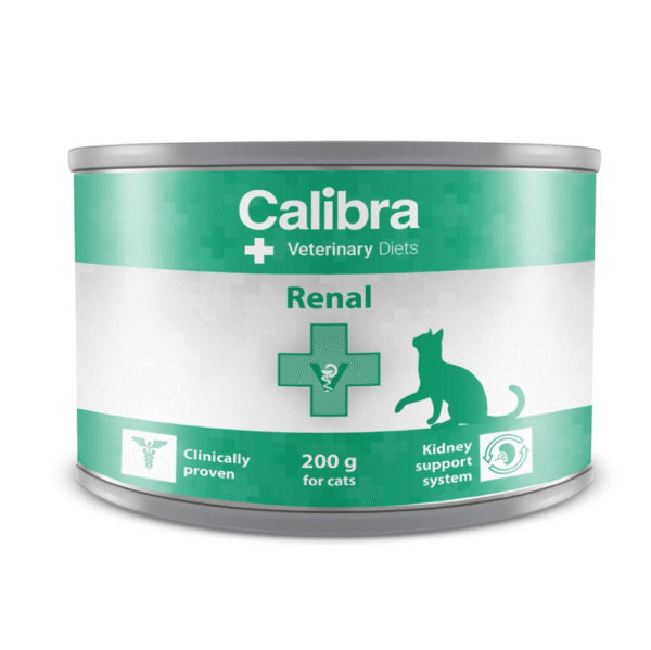 comida húmeda renal para gatos con insuficiencia renal crónica IRC calibra veterinary diets renal gatos 200 g
