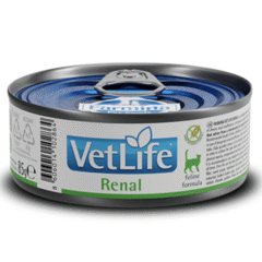 latas comida húmeda gatos con insuficiencia renal farmina vet life cat renal 85 g