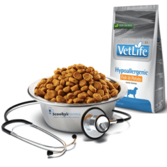 pienso hipoalergénico para perros farmina vet life hypoallergenic pescado y patata aspecto