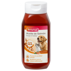 aceite de salmón para perros y gatos omega 3 y omega 6 beaphar 425 ml