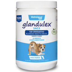 glándulas anales perros glandulex sacs 120 croquetas sabor carne