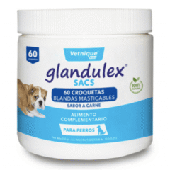 glándulas anales perros glandulex sacs 60 croquetas sabor carne