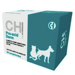 caída pelo perros y gatos dermatosis pro acid derm 60 comprimidos