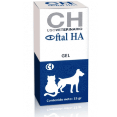 gotas para ojos perros y gatos oftal ha gel humectante 15 g
