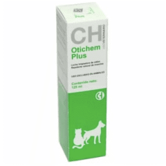 leche limpiadora oídos perros y gatos otichem plus 125 ml