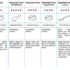 productos VetExpert función hepática para perros y gatos