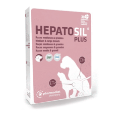 protector hepático perros razas medianas grandes hepatosil plus 30 comprimidos