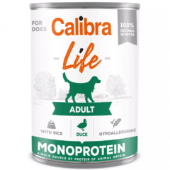 comida húmeda hipoalergénica perros calibra life pato 400 g