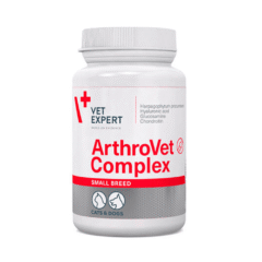 condroprotector perros razas pequeñas y gatos antiinflamatorio ArthroVet Complex razas pequeñas y gatos cápsulas Twist off