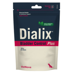 función de la vejiga perros dialix bladder control plus 60 chews