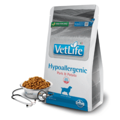 pienso hipoalergénico para perros con alergias alimentarias farmina Vet Life Hypoallergenic CERDO aspecto