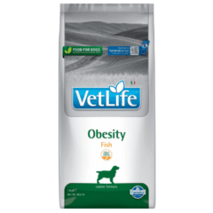 pienso para perros con sobrepeso vet life obesity fish farmina
