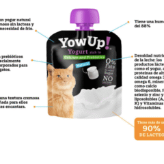 Yogur para gatos Yow Up yogur natural 85 g