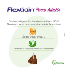 articulaciones perros adultos flexadin perros adultos comprimidos masticables composición